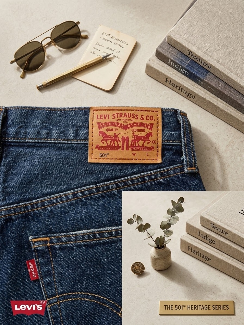 Levi's 501® women’s Jeans - Classic Blue Denim